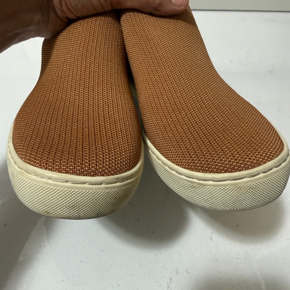Knit textile high-top sneaker boots, Rothy's The Chelsea in Fawn Sneakers unisex - Picture 14 of 16